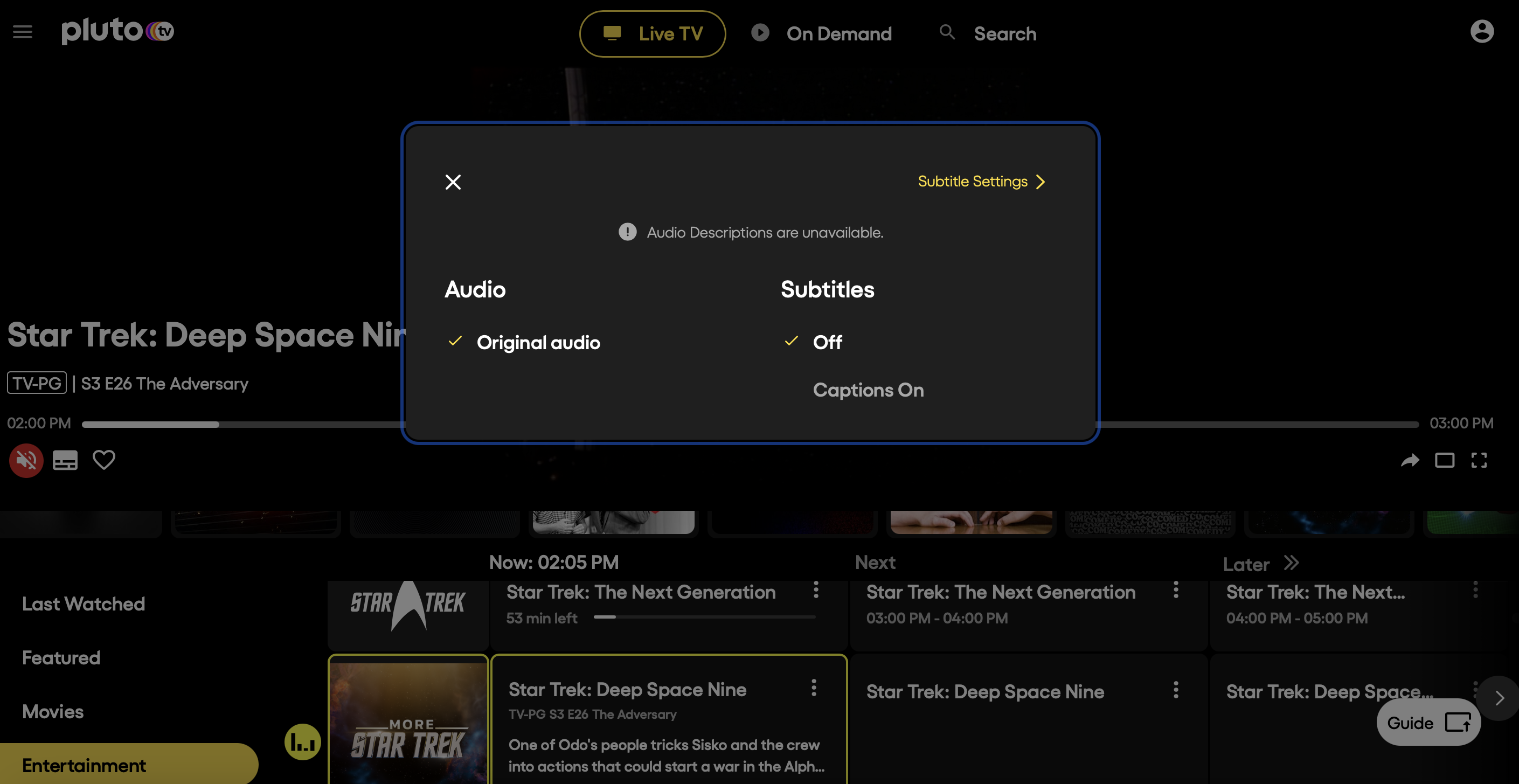 How to Enable Closed Captions in the  App for Android